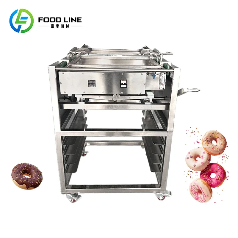 Customized Commercial Electric Donut Fryer Maker Machine For Bakery Snack Production Factory Direct Supply