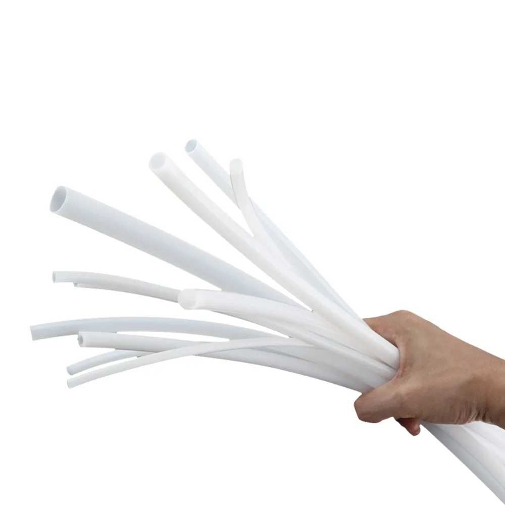 PTFE 4 6 8 10 12 14 16mm OD Corrosion-resistant hard tubeTubing Pneumatic Pipe Tube  - Air Chemical Fuel Oil
