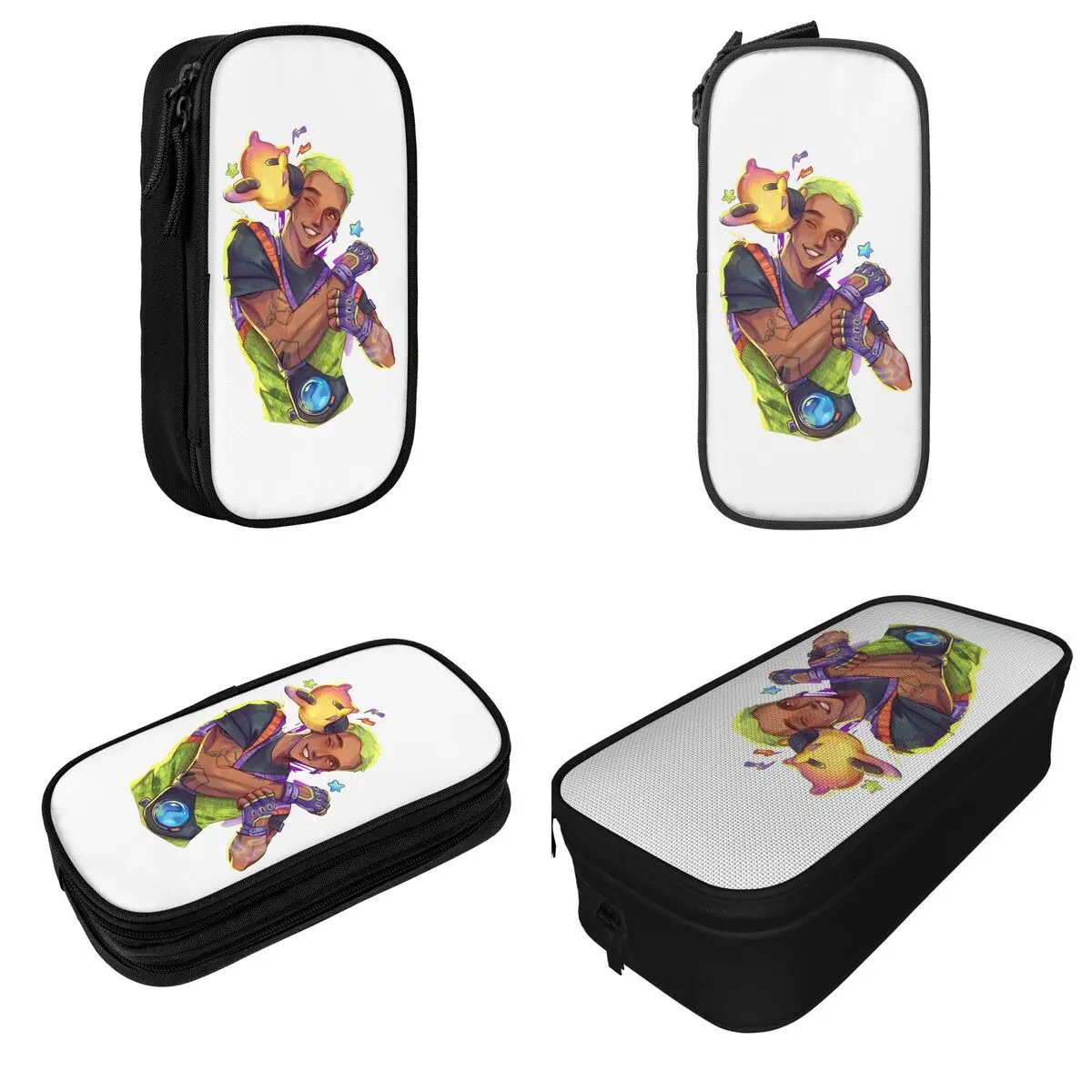 Gekko أنا حقًا أحبها مقلمة Valorant Game Pencilcases حامل قلم للفتيات الصبي حقائب اللوازم المدرسية الهدايا القرطاسية
