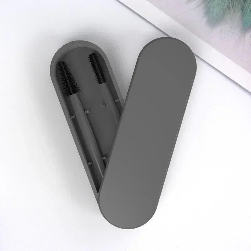 Wimpern Pinsel Mascara Zauberstäbe Microbrush Wimpern Verlängerung Liefert Wimpern Make-Up Pinsel Wiederverwendbare Silikon Augenbrauen Wimpern Pinsel