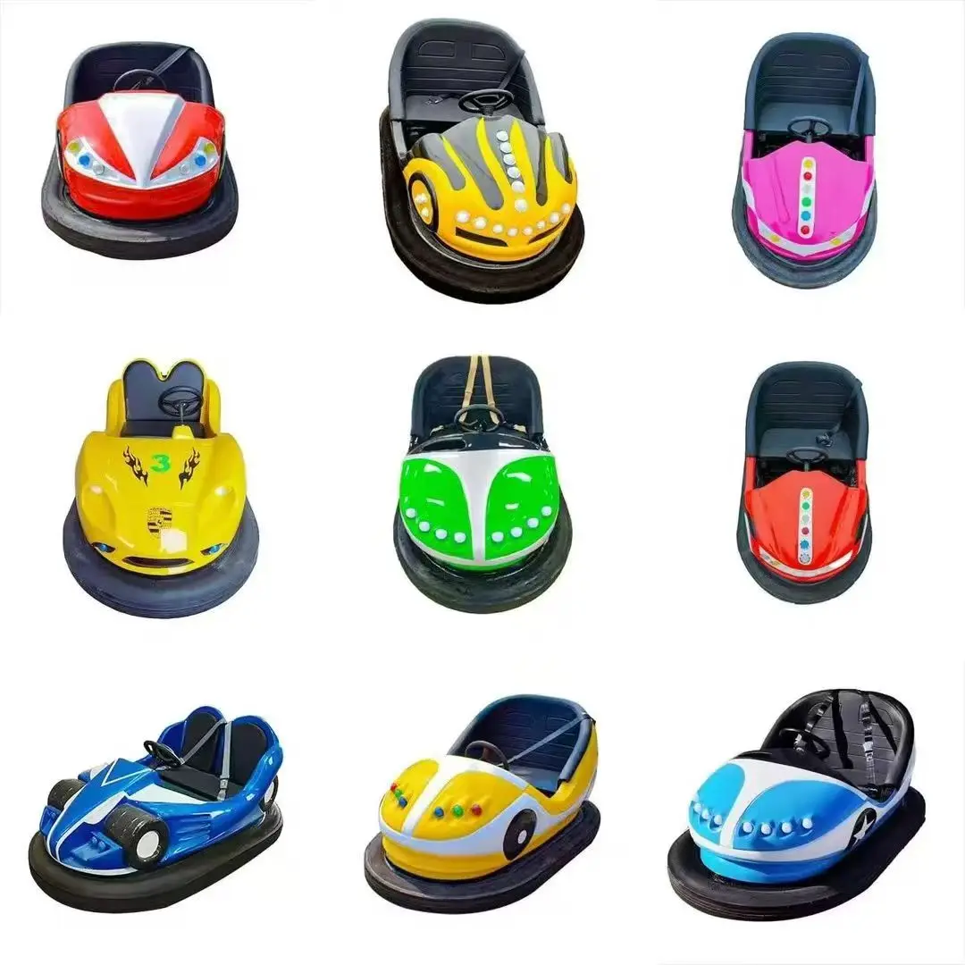 Battery & Ground Grid Bumper Cars, Safe Commercial Amusement Rides for Park, Mall, Custom Design Available
