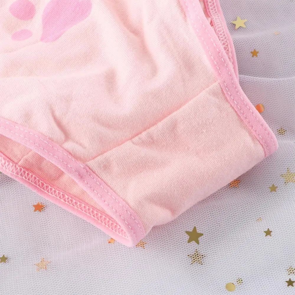 سلس الرسوم المتحركة ضمادة حزام لوليتا الملابس الداخلية لطيف مخلب المرأة سراويل ملخصات