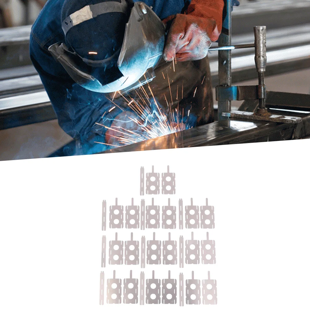30PCS Lithium Battery Nickel Sheet Polygonal Battery Sheet For Spot Welding Machine DIY Batteries Connection Sheets