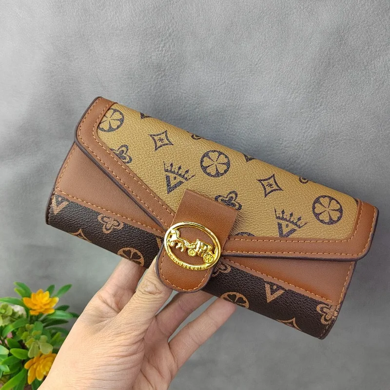 

Women's High-Capacity Wallet, Light Luxury Brand with Niche Design, Easy to Carry and Multifunctional