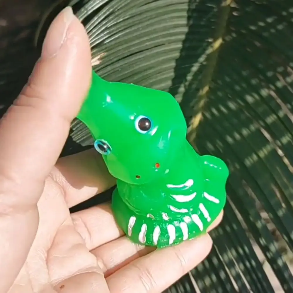 Pretend Play Green Snake Snake Doll Squeeze Toy Animal 3D Eye Snake Pinch Music Toy Mini Soft Artificial Doll Squeeze Toy Adults