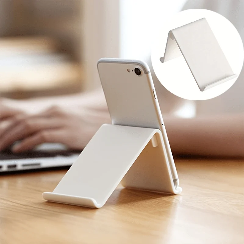 

Простая белая подставка для телефона 1 шт. — портативный настольный держатель для всех телефонов и планшетов, офиса, спальни