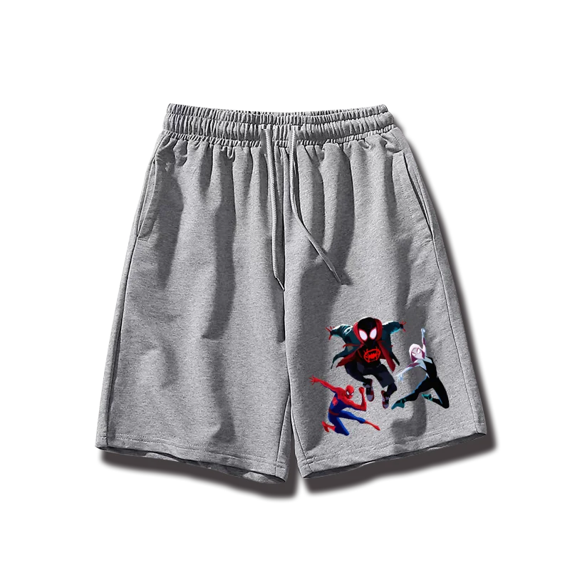 European and American Animation Fashion Avengers Children's Wear Sports Shorts Spider-Man Five-point Pants Boy Girls Beach Pants