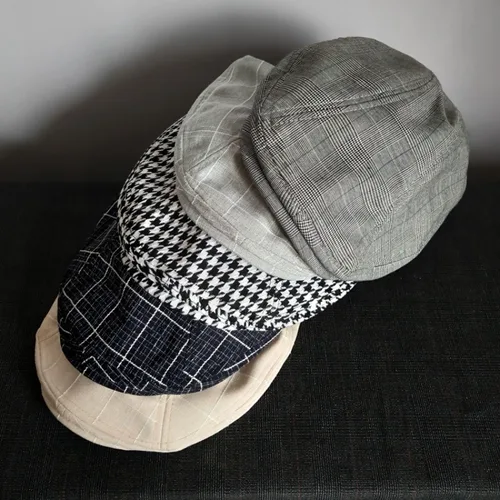 Imagen 2 del producto Nuevas boinas Retro de algodón puro XL62cm para hombre, talla grande, verano al aire libre, gorra transpirable para vendedor de periódicos, sombreros de pintor juvenil de artista para mujer