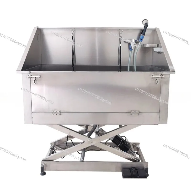 Pet Supplies Stainless Steel Electric Lift Pet Bath Pool Large Volume Dog Bath 304 Easy To Clean