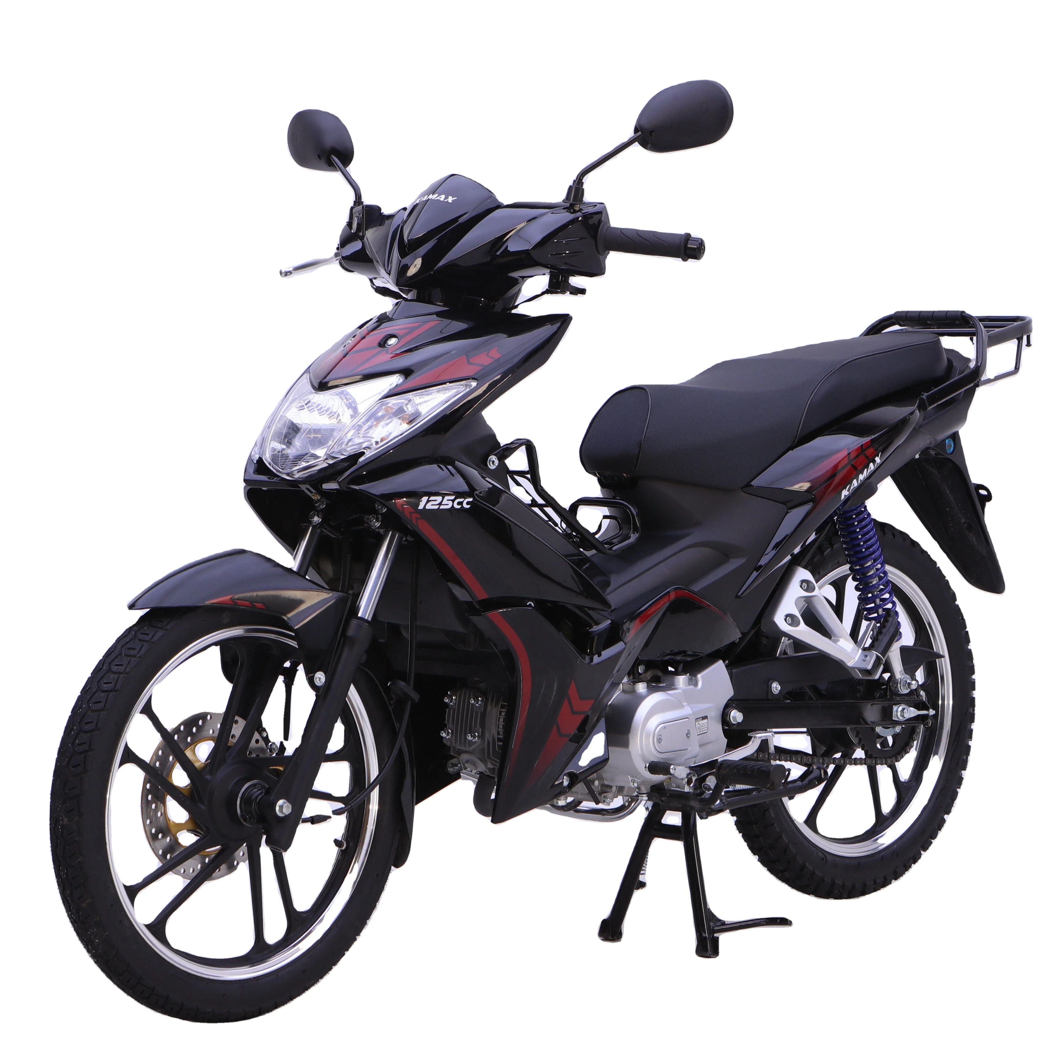 

Оптовая цена 2025 KAMAX НОВЫЙ мотоцикл Cub Style Bike 110cc Двигатель с большим пространством для хранения