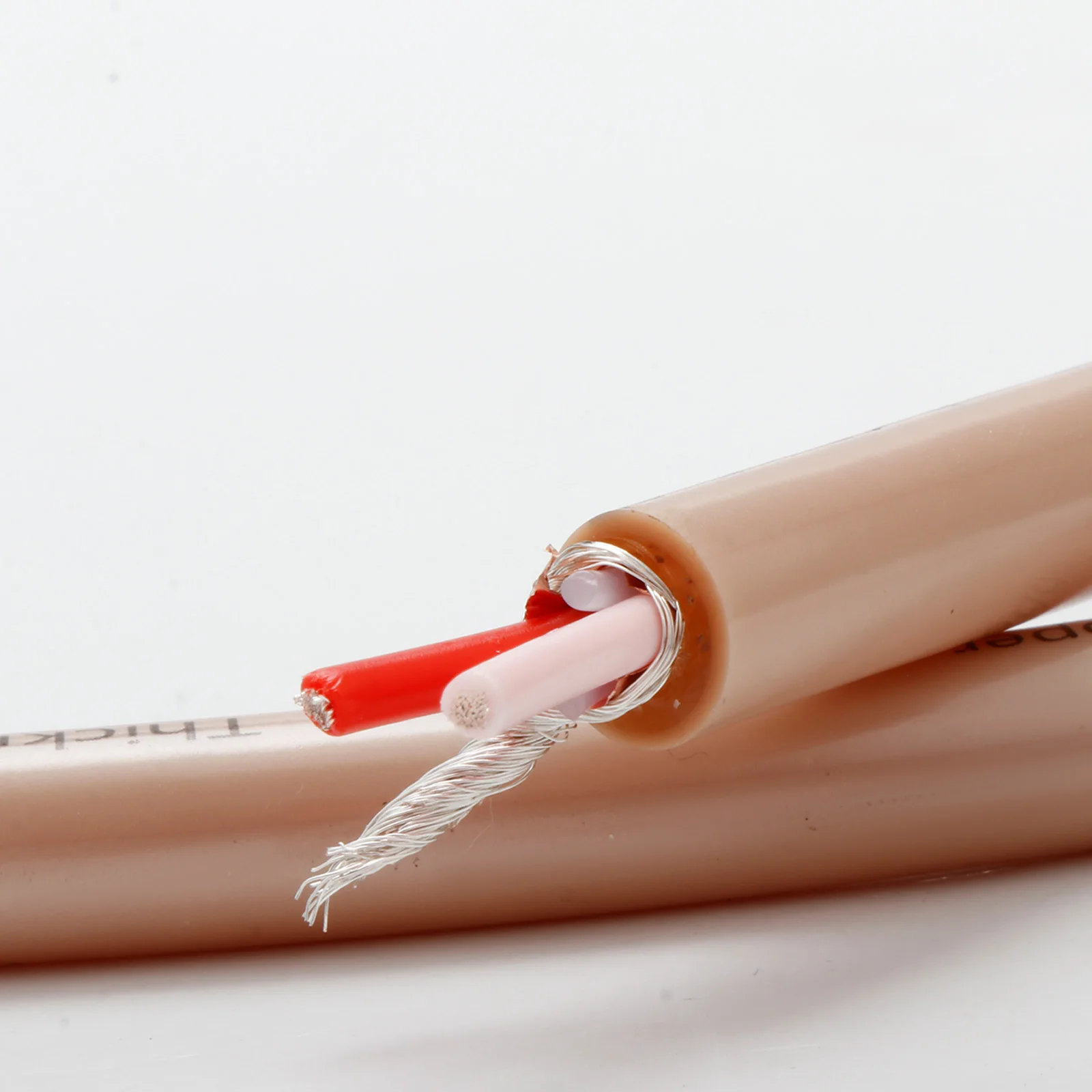 X419 cabo de áudio HiFi banhado a prata de 36 núcleos, cabo em massa sem plugue, pode ser usado para cabos de alto-falante DIY