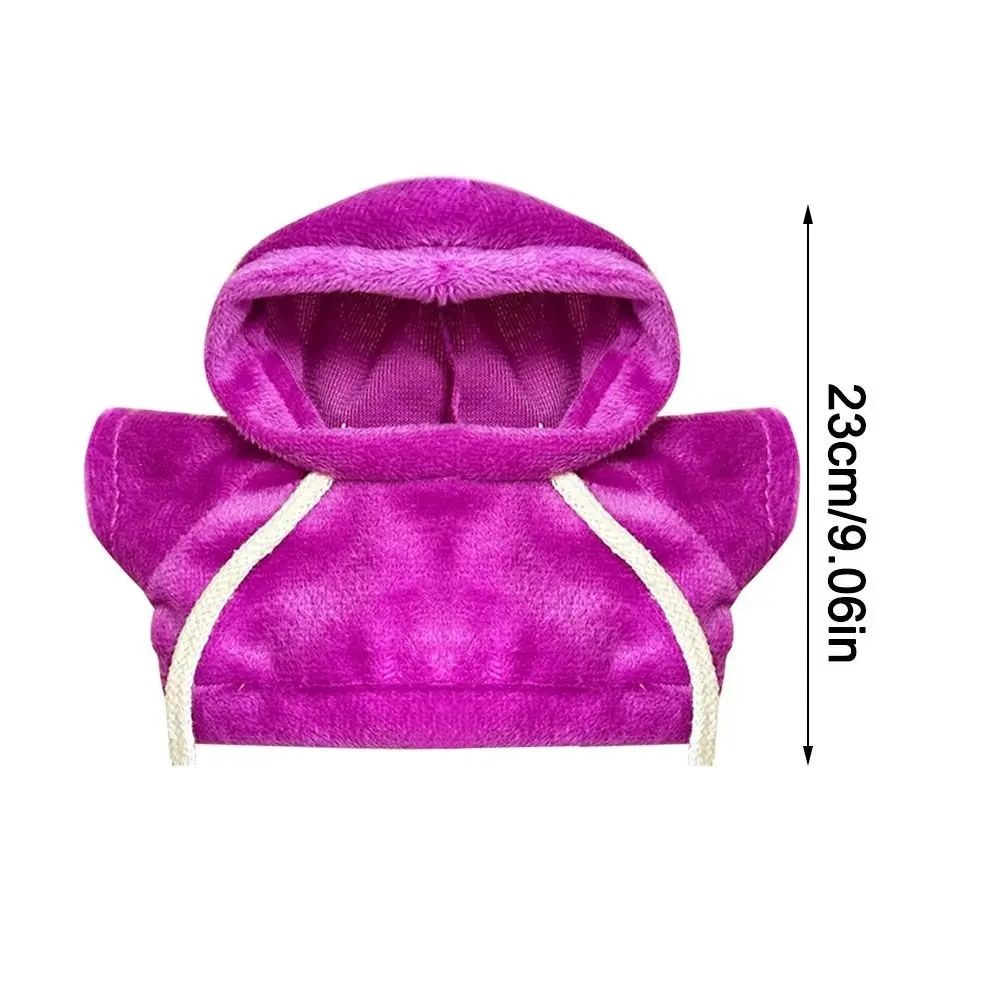 Mini crianças brinquedos feitos à mão hoodies presentes bonecas quentes topos roupas casuais 20cm boneca de algodão