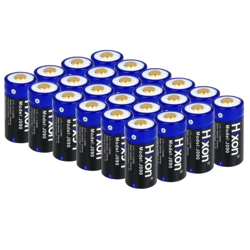 16340 900MAh 100% Dung Lượng Pin Sạc 3.7V Li-Ion Cho Arlo HD Camera & Đèn Pin Đèn Cắm Trại Lithium Ion pin