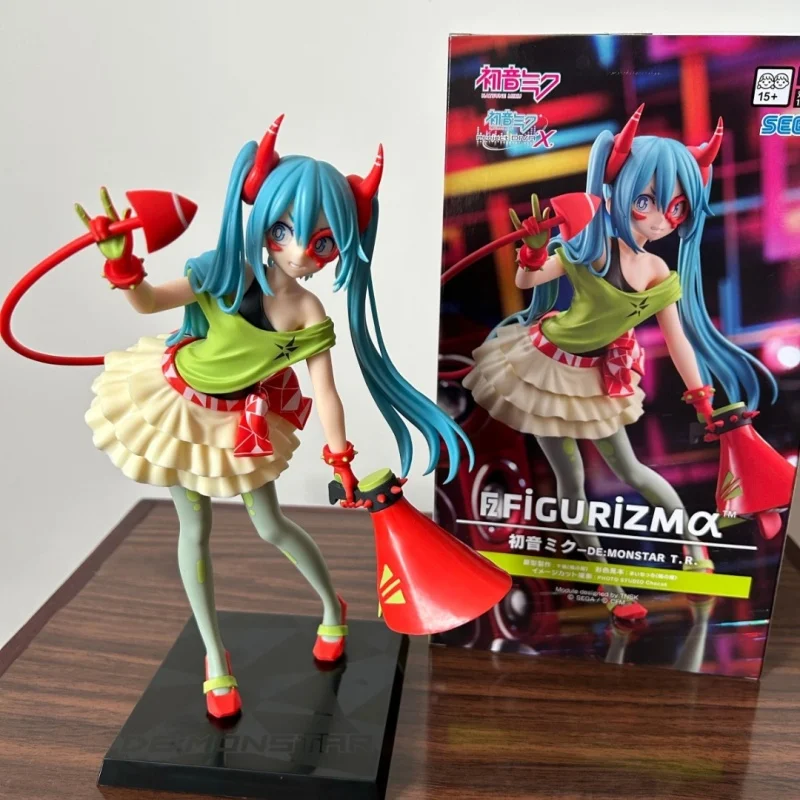 Original Sega Fz Hatsune Miku - X Figurizmα Miku D E:Monstar T.R.Anime Figures Collectible Action Pvc Model Gk Toy Gift