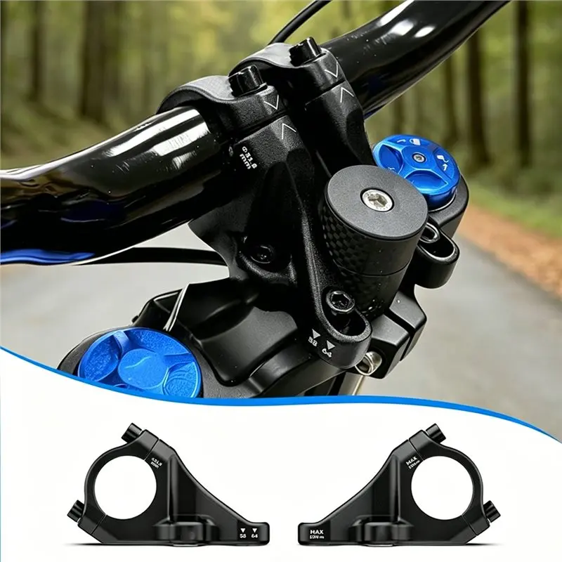 A07T-Direct Mount Mountain Bike Stem 31.8Mm/35Mm Bar Clamp MTB Handlebar Stems Split Bicycle Parts