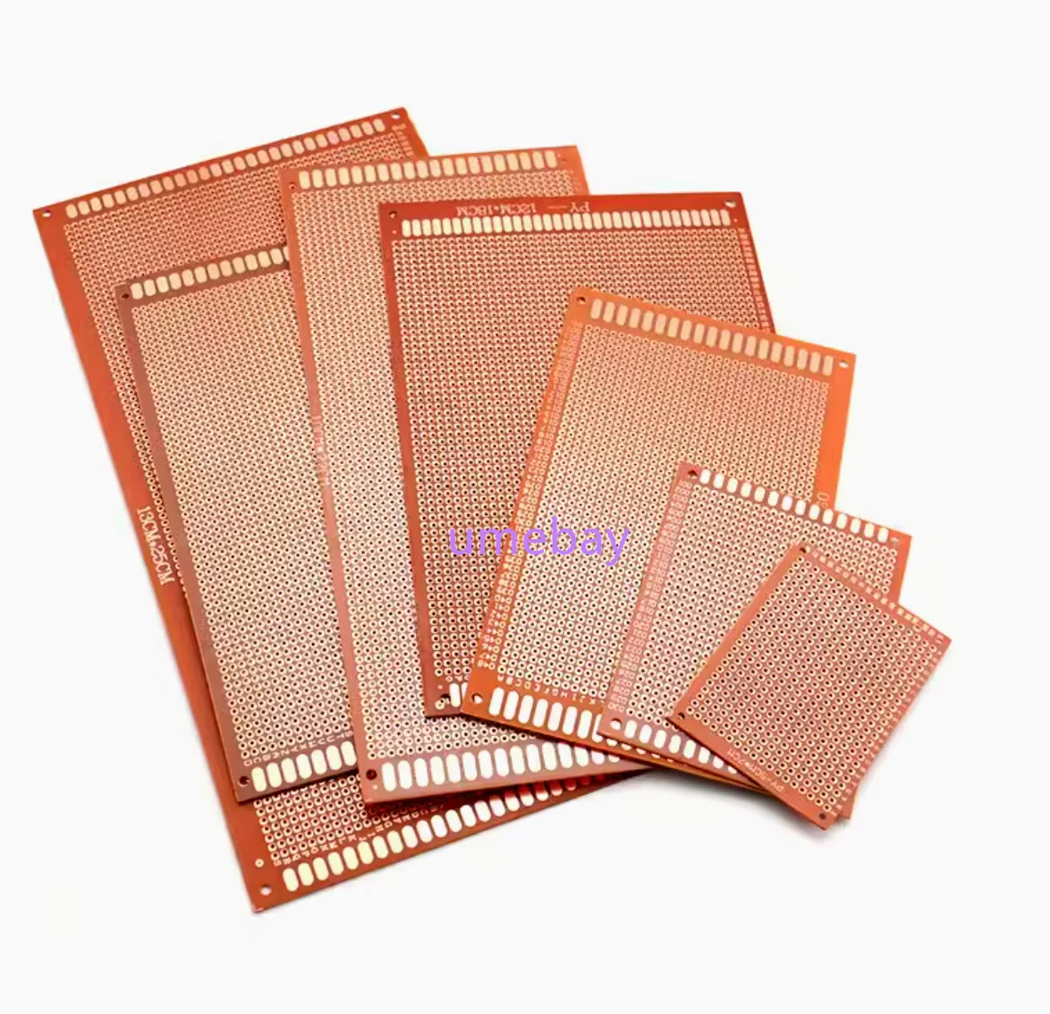 10pcs    PCB circuit board 5 * 7/7 * 9/9 * 15/10 * 22/12 * 18/13 * 25/15 * 18 * 30 electric wood universal board