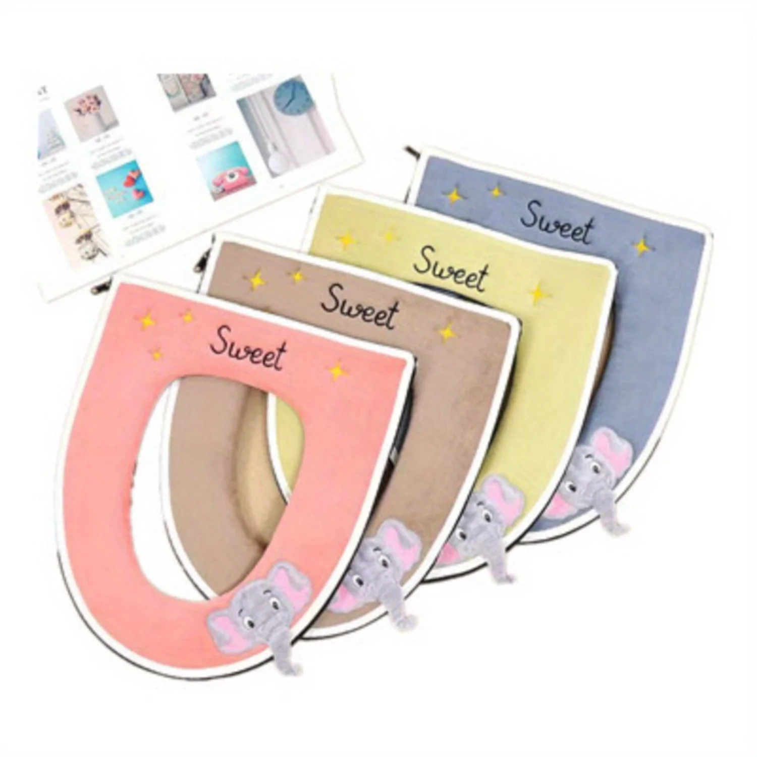 Upgrade Your Bathroom Experience with Zipper Style Toilet Seat Cover - Three-Dimensional Cushion for Maximum Comfort