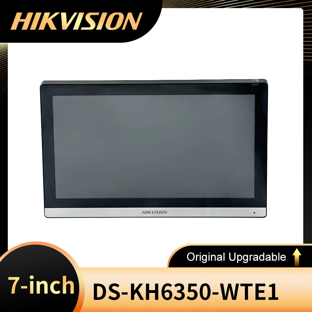 

Hikvision DS-KH6350-WTE1 Video Intercom IP-Based Indoor Station 7-Inch IPS Touch Screen Standard POE WIFI Wireless Monitor