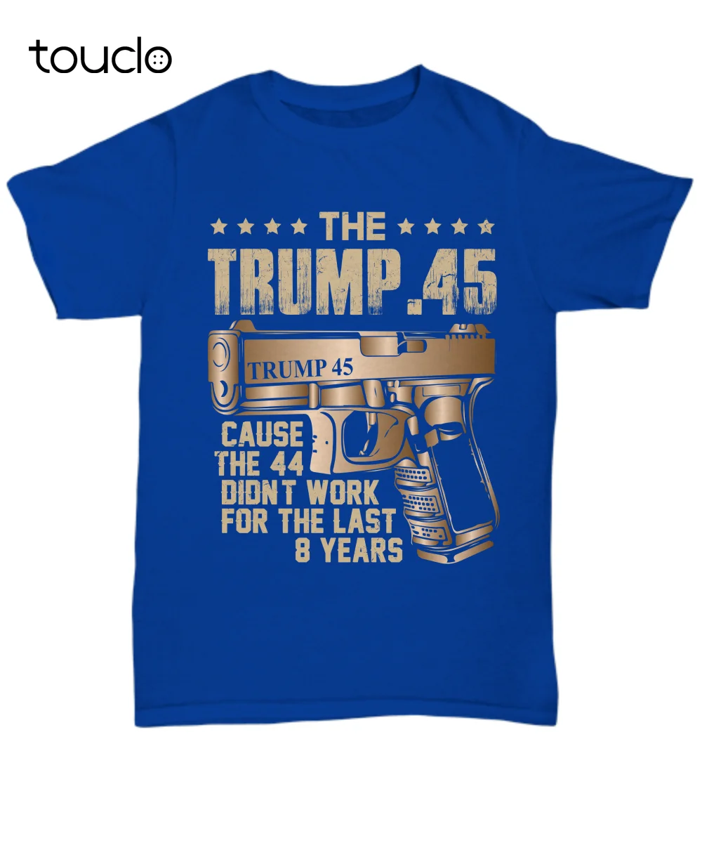 President Donald Trump 45 T-Shirt Gun Right 2Nd Amendment Usa Political Tee Gift Womens Oneck Tshirts Fashion Tshirt Summer 