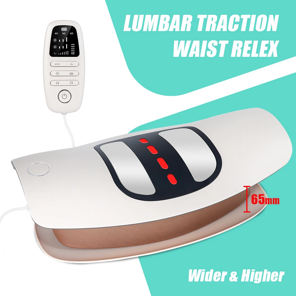 

Electric Waist Traction Massager Adjustable Vibration Lumbar Traction Massager Waist Spine Support Waist Back Massage Machine