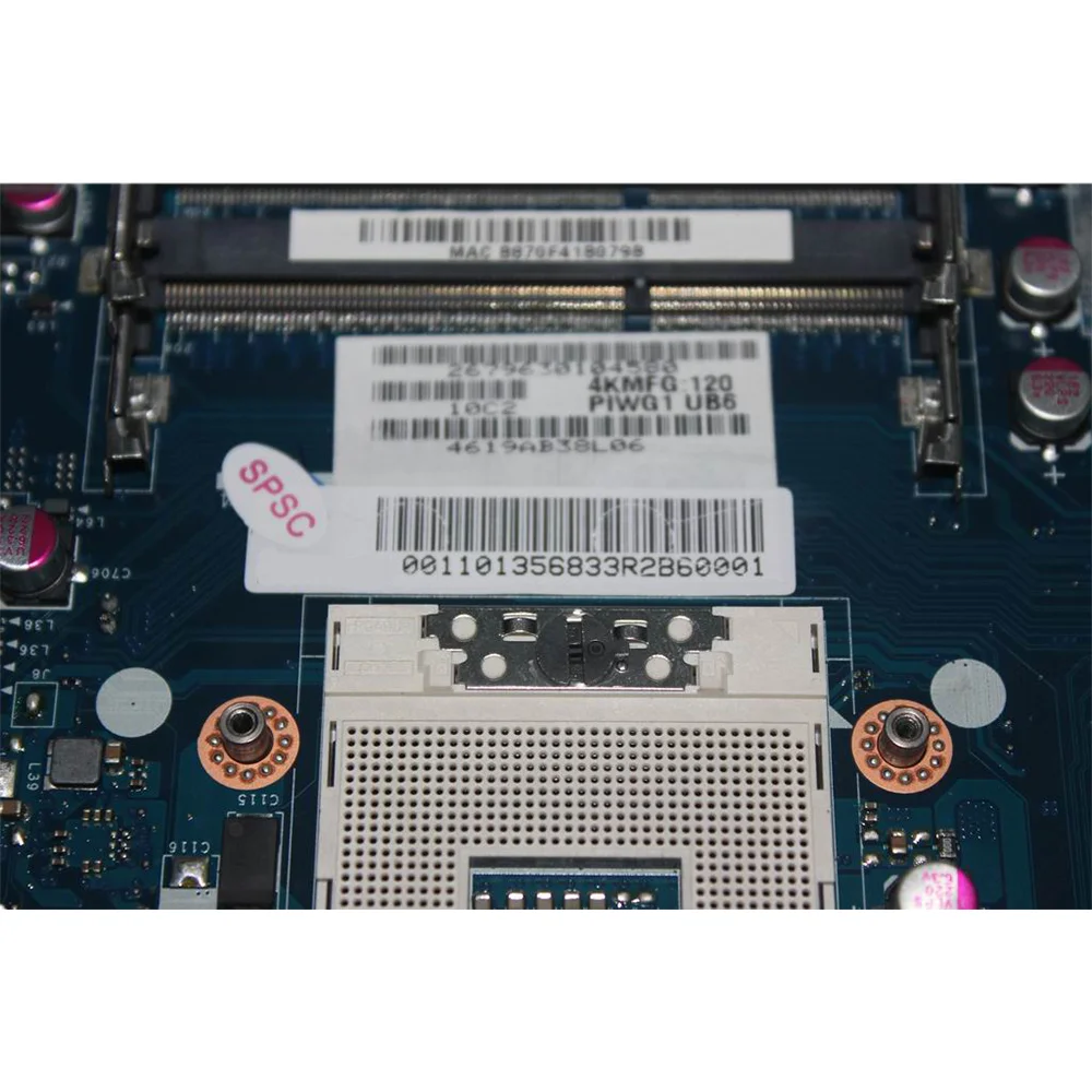 LA-6759P is Suitable For Lenovo Ideapad G470 Z500 Laptop Motherboard HM65 11013568 PIWG1 MB UMA