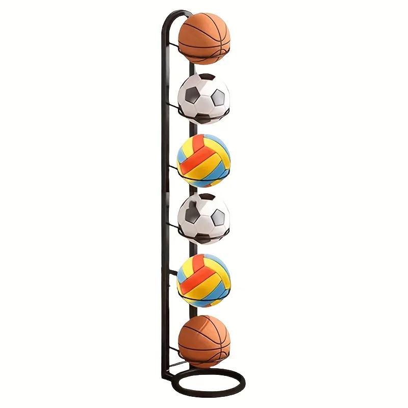 Black Metal Sports Ball Organizer 7