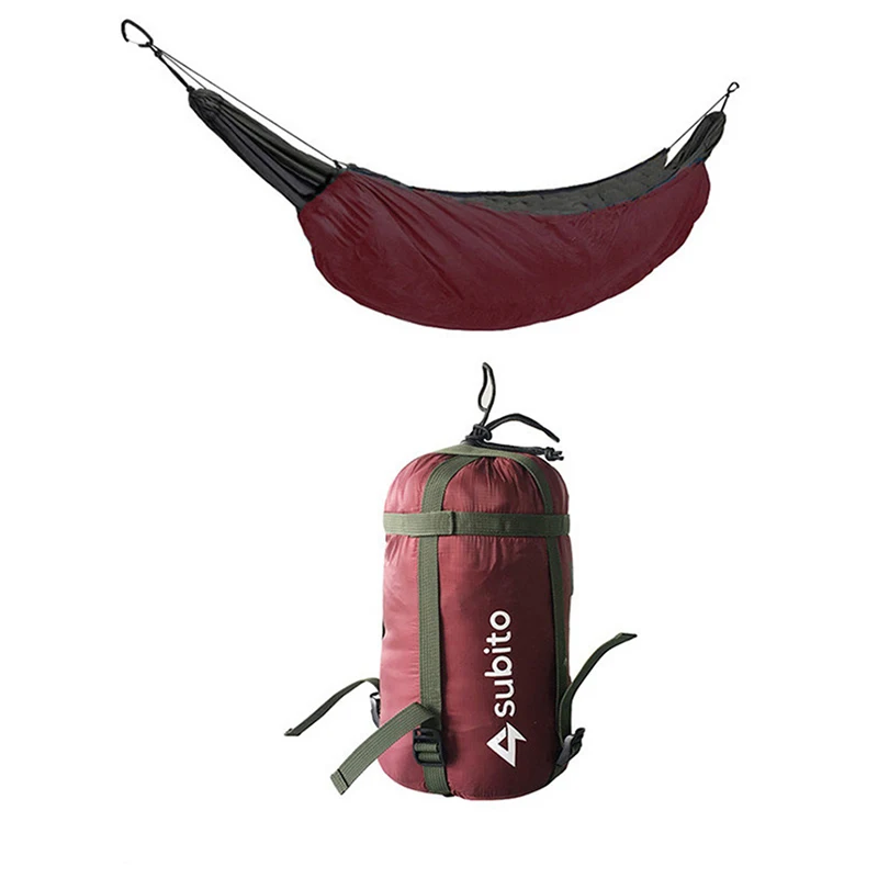 Outdoor Camping Cold Proof Hammock Underquilt Portable Hammock Thermal Under Blanket Insulation Warm Cotton Sleeping Bag