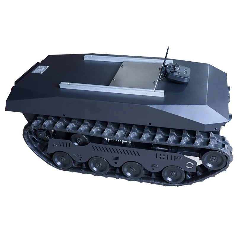 300kg Payload Custom IP65 Waterproof Tracked Robotic Chassis Platform, Heavy Duty Rubber Track Undercarriage