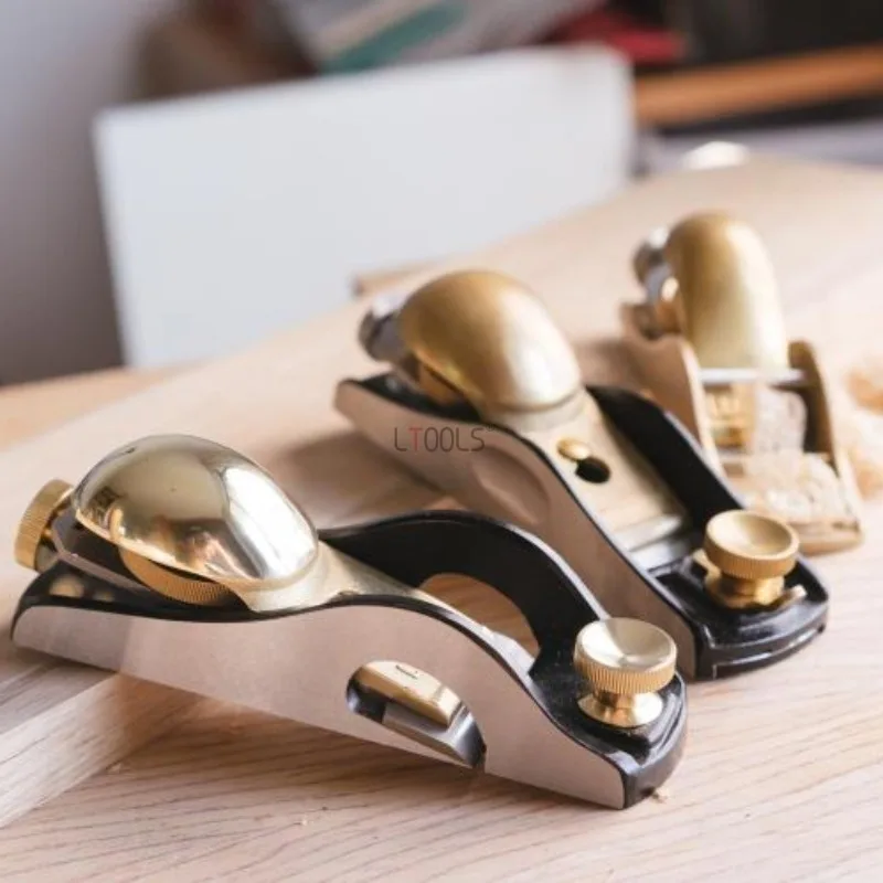 Low Angle Woodworking Planer European Style Handheld Block Plane Carpenter Tools Wood Bottom Edge Trimmer Hard Alloy Trimming