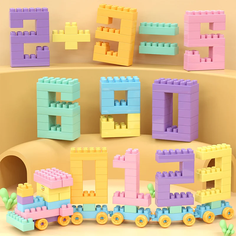 Creative DIY Colorful Building Blocks About 200PCS/268PCS Bulk Set Assembling Educational Toys Bricks Gift For Kids Christmas