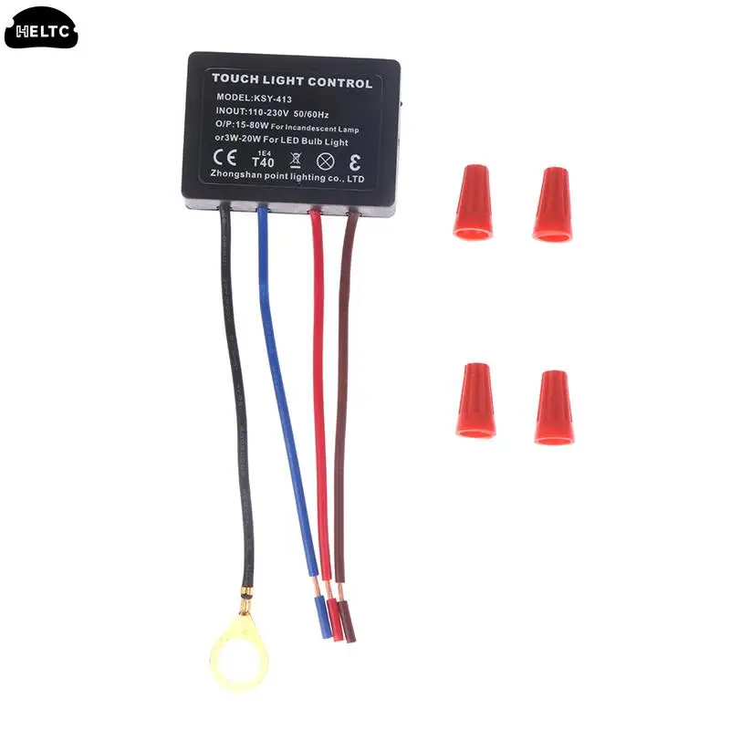AC110-230V Touch Light Switch Table Lamp Dimmer Control Module Sensor Touch Switch Compatible With Incandescent Lamps LED Sconce