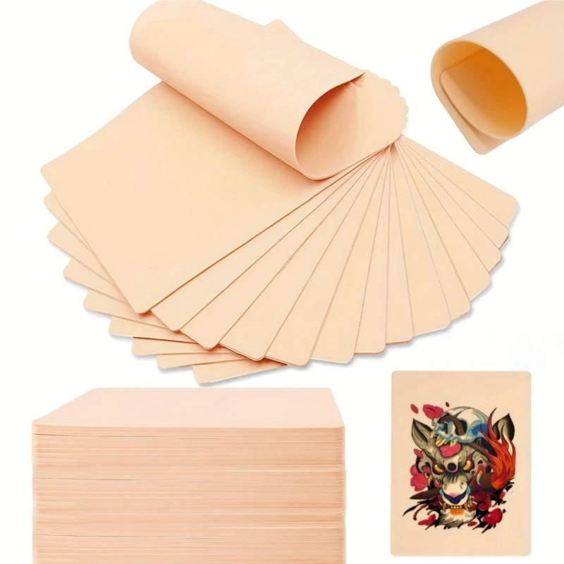 Tattoo Practice Light Beige Double Side Fake Tattoo Light Beige for Permanent Makeup Tattoo Beginner Practice Synthetic 1mm