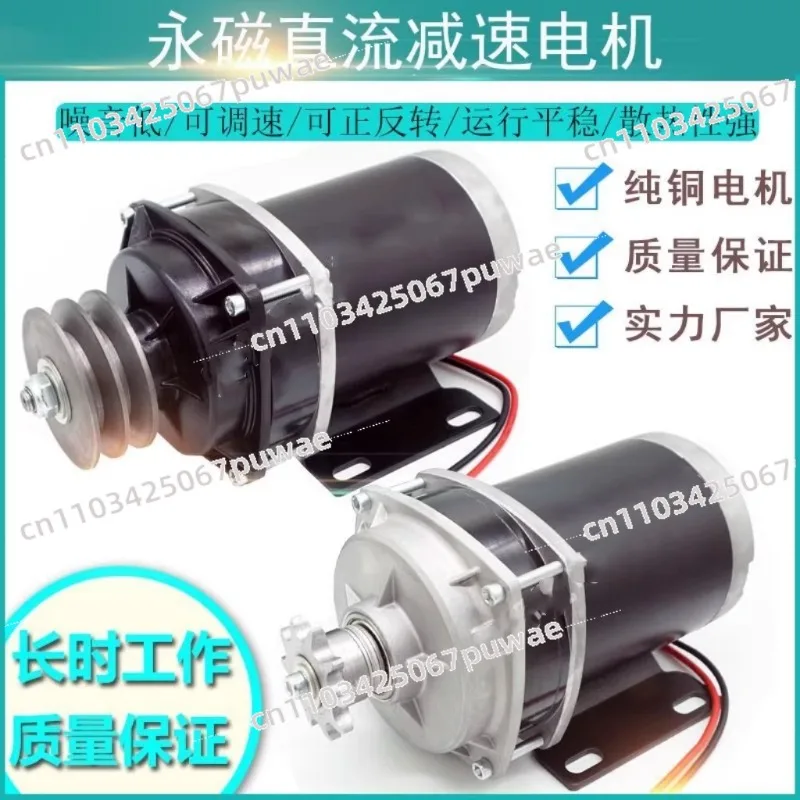 12V/24V/48V 800W Permanent Magnet DC Brushed Motor for Feeding Cart Auger Grain Suction Machine