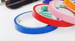

10 Rolls Colored Bag Sealing Tape Bag Refills Ties Decorative Packing Tapes Supermarket Dispenser