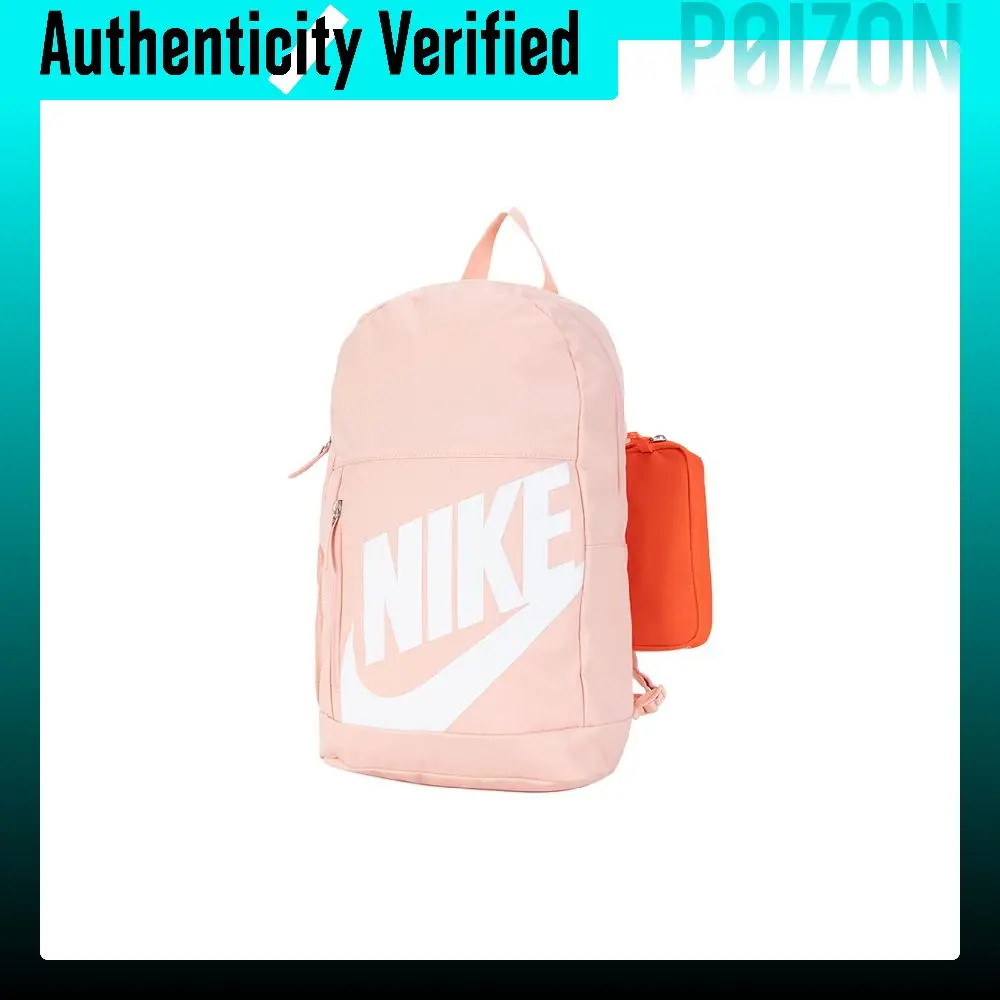 Mochilas Nike de tela, tamaño mediano, unisex, en blanco, naranja y naranja ártico, modelo HJ4186-800.
