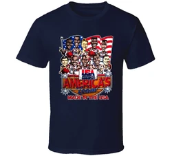 Size S-5XL USA Basketball Dream Team heavyweight Sweatshirt printing tee Cartoon men clothing custom anime Caricature T Shirt