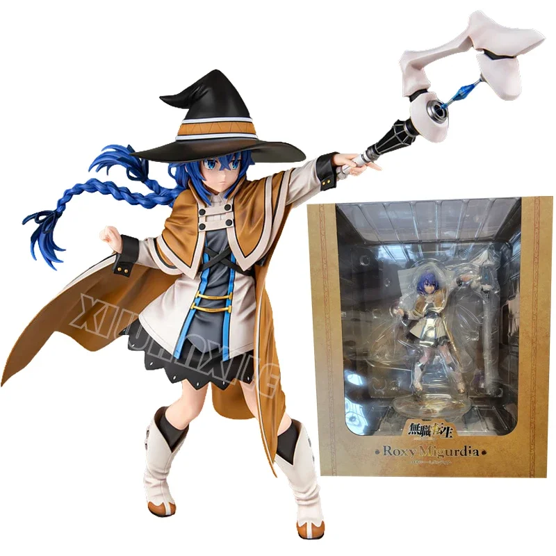 24cm Mushoku Tensei Jobless Reincarnation Anime Figure Roxy Migurdia Action Figure Isekai Ittara Honki Dasu Figurine Model Toys