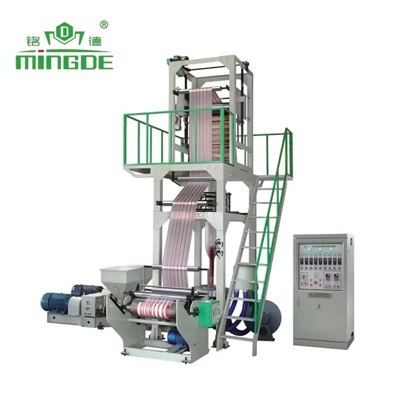 Automatic Multi Double Color Blown Plastic PE Film Extruder Blowing Machine