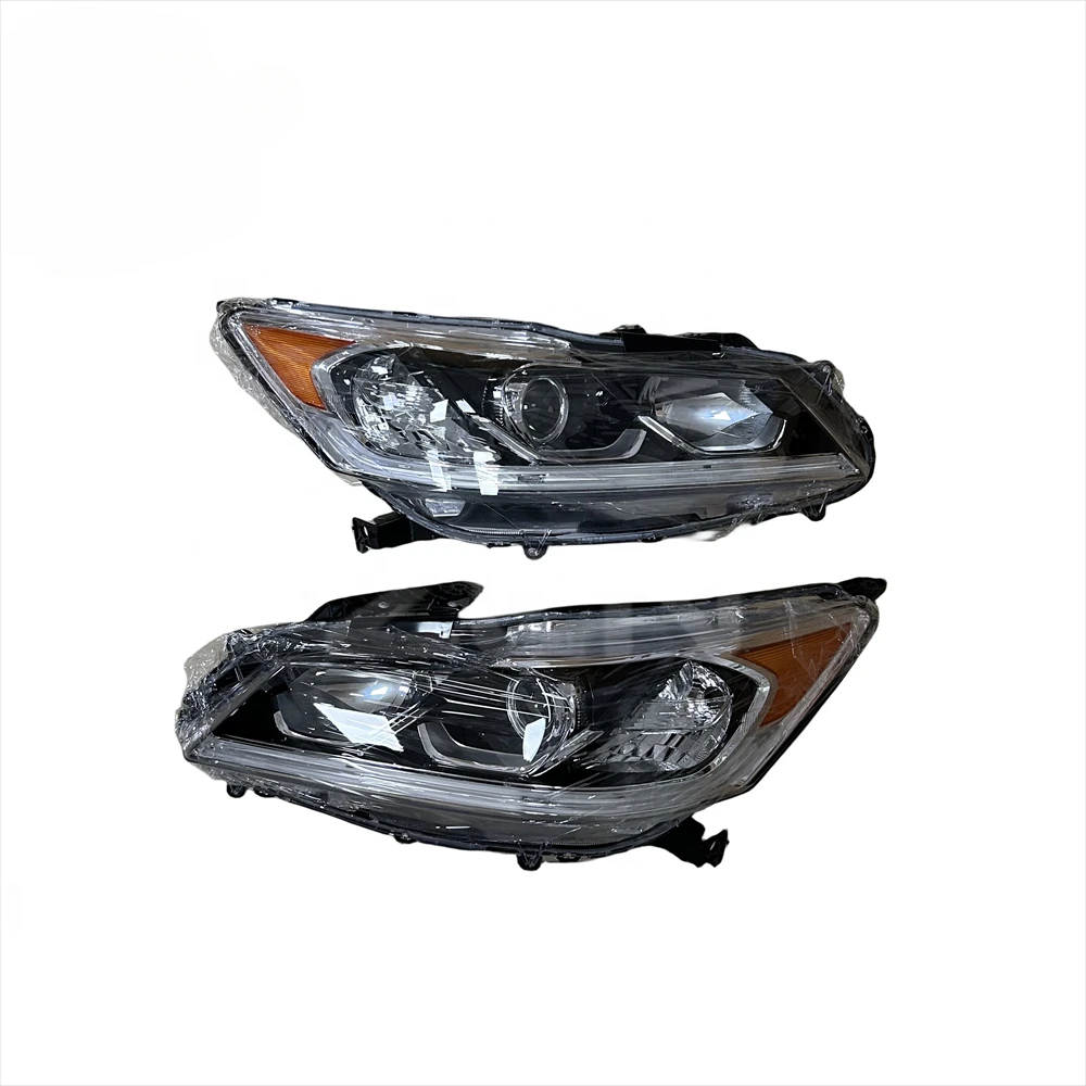 Car Accessories Left & Right Headlight For Honda Accord 2015-2017  Headlights