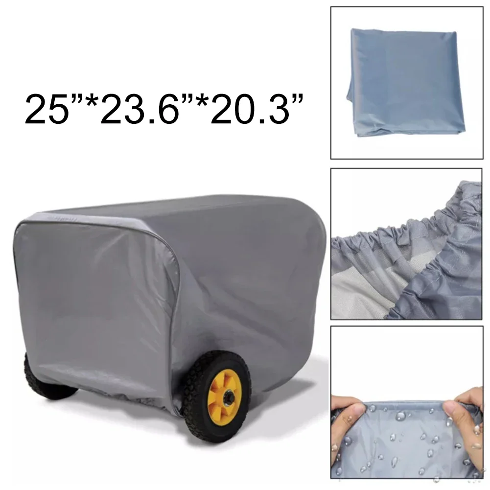 Waterproof and UV Resistant 210D Outdoor Generator Cover with Dustproof Oxford Fabric for Small Generator Protection