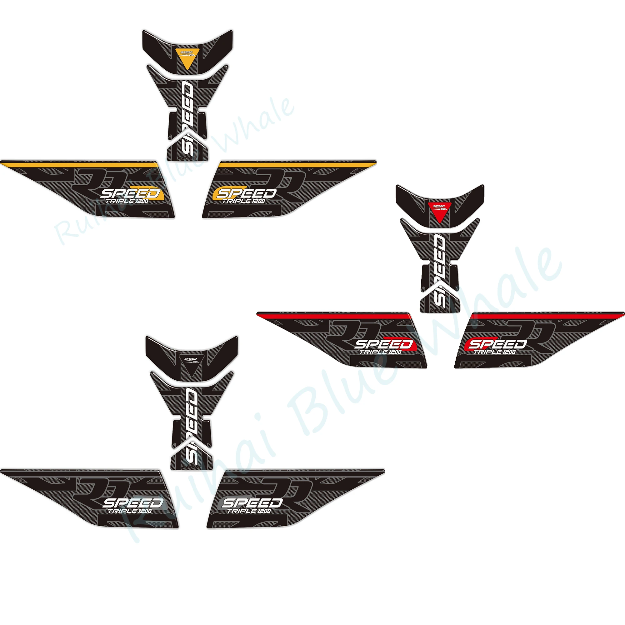 

Motorcycle Accessories 3D Protections Sticker Packs For Triumph Speed Triple 1200 RR Motorcycle Stickers