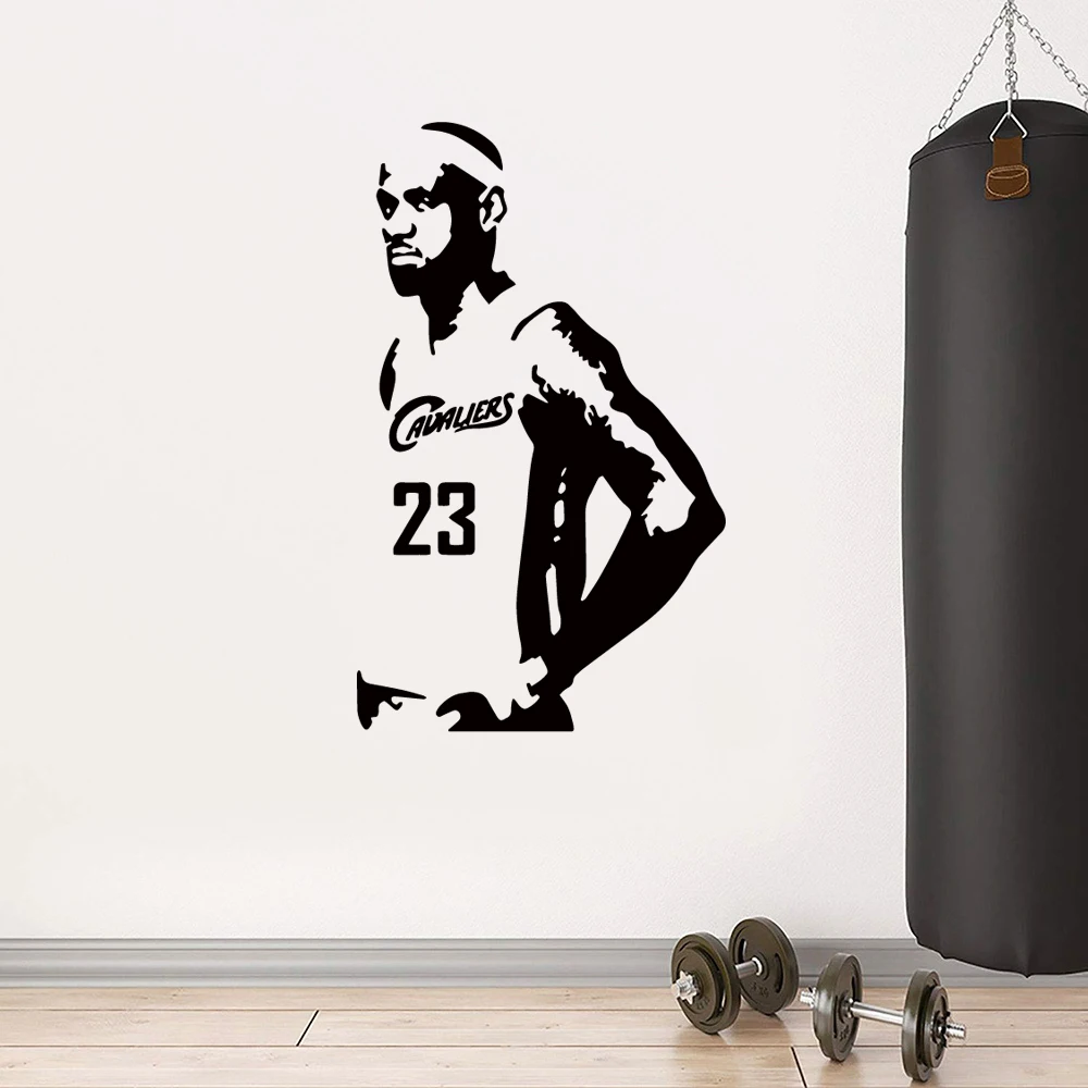 1pc Diy Basketball Player 3sizes  Home Decor Wall Stickers  Wall Decal Home Decor