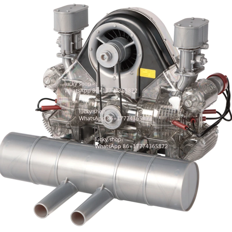 

Movable Assembly Simulation Mini Engine Sports Car, Engine Model