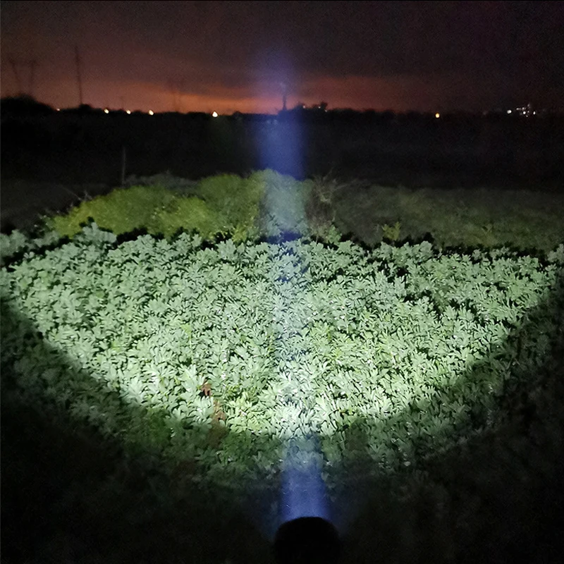 Tragbare Taschenlampen, blendende Taschenlampe, starkes Licht, USB-Taschenlampe mit großer Reichweite, tragbare Licht-Außenbeleuchtung