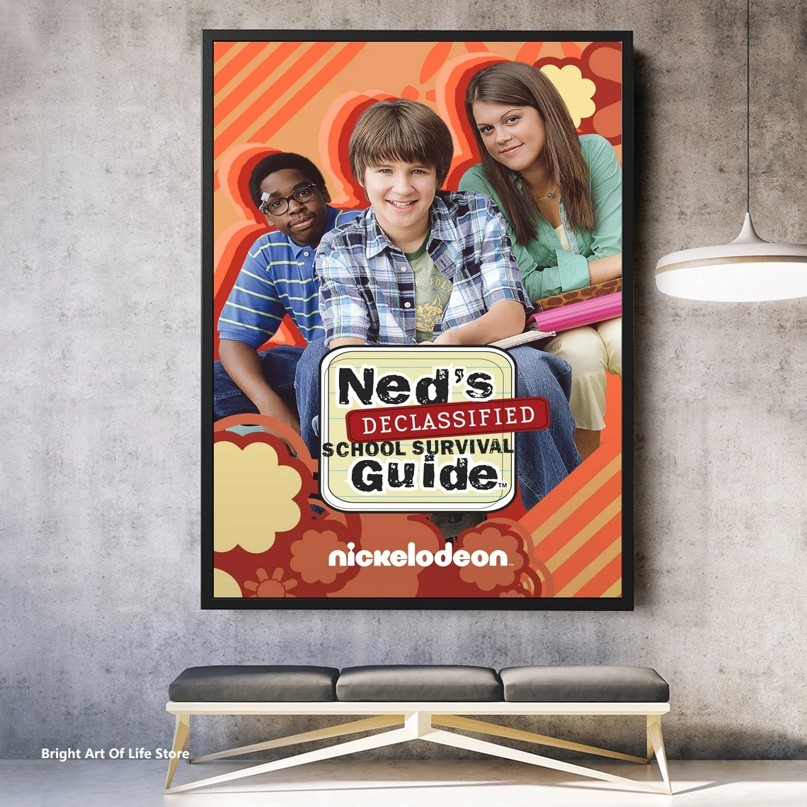 Ned's Declassified School Survival Guide Poster Star Actor TV Series Canvas Poster Photo Print Wall Painting Home Decor