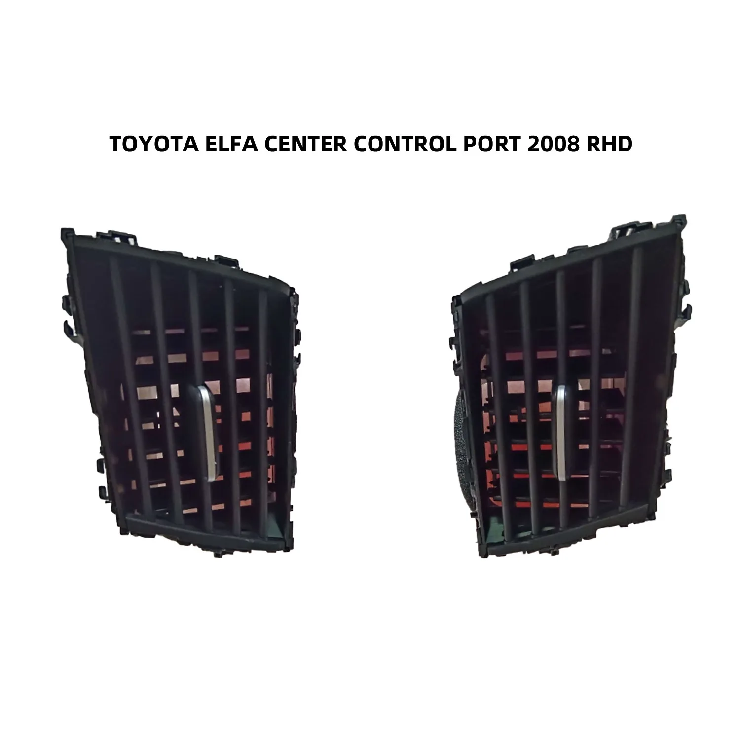 Car Air Conditioner Outlet A/C Air Conditioning Vents for Suitable For 2008 TOYOTA ALPHARD Dashboard Ventilation Refitting (RHD)