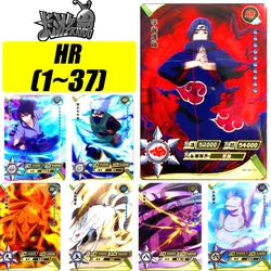 Carte de Collection Rare NarAAUchiha Itachi, Jouets Cadeaux de Noël, Personnages de la Série Kayou Anime HR 1 ~ 37