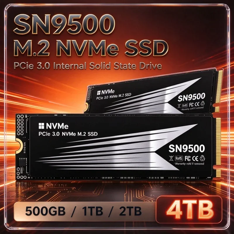 SN9500 M.2 SSD Hard Disk 1TB 2TB 4TB NVMe M2 SSD 500GB PCIe 3.0 Internal Solid State Drive For Laptop Desktop PC SSD Hard Disk