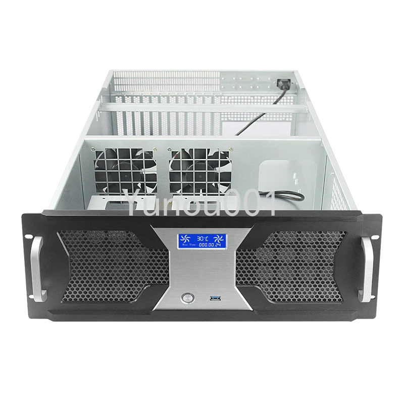 4U Rack Server Computer Case with LCD Adapter 13*15