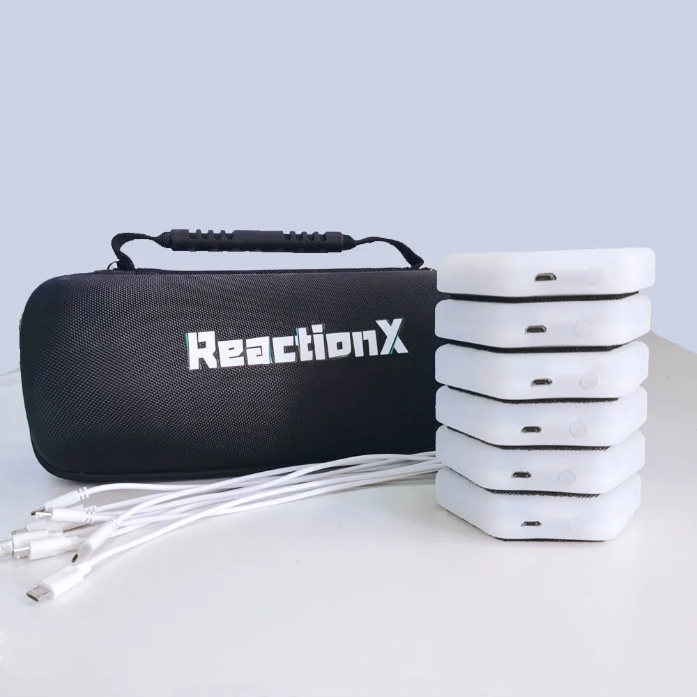 ReactionX Rlt Agile Reaction Light Inductie Trainingsapparatuur 6-lichts-app voor basketbal Voetbal Sportentertainment